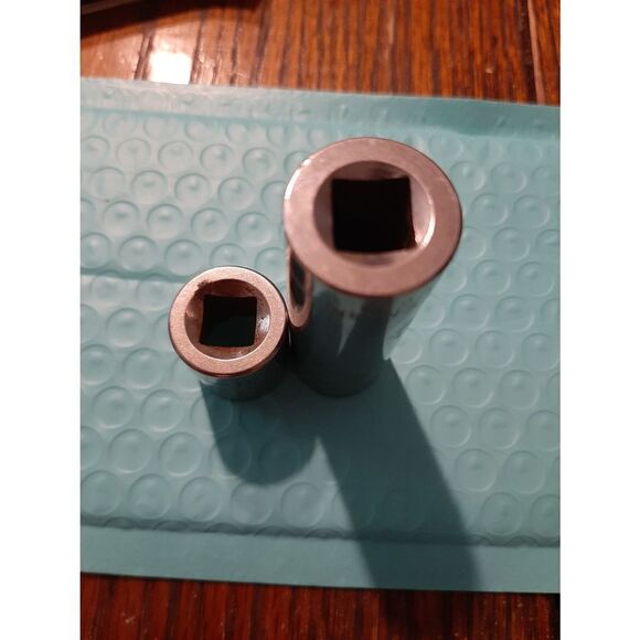 Vintage Craftsman Lot 2 5/8" 12 Point 3/8" Drive Shallow Deep Well Sockets Tools - Picture 4 of 4